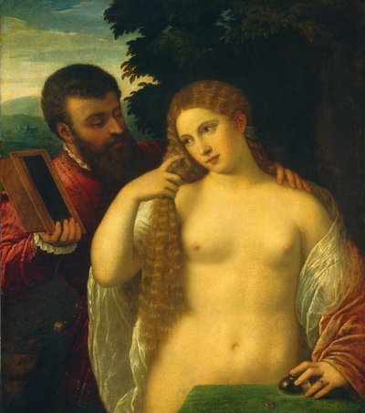 प्रेम का रूपक द्वारा Titian . की कार्यशाला