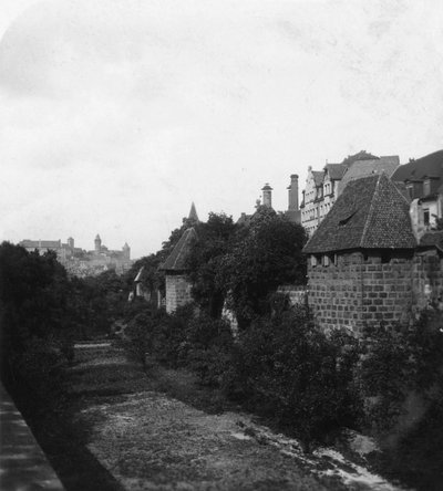 नूर्नबर्ग कैसल, नूर्नबर्ग, जर्मनी, c1900s। द्वारा वुर्थल एंड संस