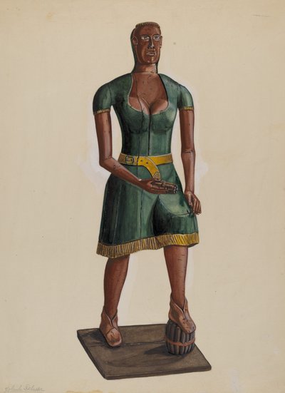 सिगार स्टोर इंडियन, 19351942। द्वारा योलांडे डेलासेर