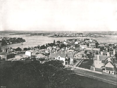 उत्तरी तट, सिडनी, ऑस्ट्रेलिया, 1895 से देखें। द्वारा यॉर्क और बेटा