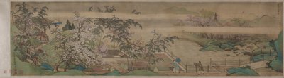 एक स्प्रिंग डे 1703 पर स्ट्रीम में औषधीय जड़ी बूटियों को साफ करना। द्वारा यू जाइडिंग
