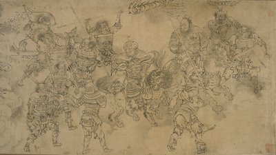 13 वीं सदी के आखिर में, जल मंत्री का पदभार द्वारा Yuan Dynasty Chinese School