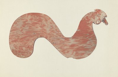 वुडन वेदर वेन, शायद 1939। द्वारा ज़ाबेले मिसिरियन