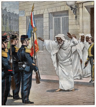पेरिस में मोरक्को के राजदूत द्वारा . .