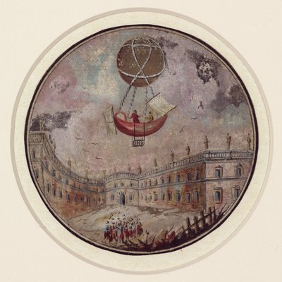 एक अर्ली बैलूनिंग डिजास्टर, c 1785 द्वारा फ्रेडरिक (एटीआर) बरनार्ड