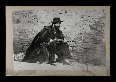 फ्रांसेस्को फासनेला के ब्रिगैंड पोर्ट्रेट को टिन्ना 1860 के नाम से जाना जाता है द्वारा . .