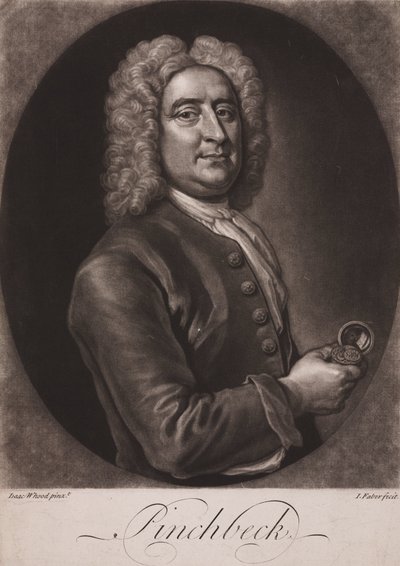 क्रिस्टोफर पिंचबेक, अंग्रेजी घड़ी निर्माता और टॉयमेकर, c 1725 द्वारा फ्रेडरिक (एटीआर) बरनार्ड