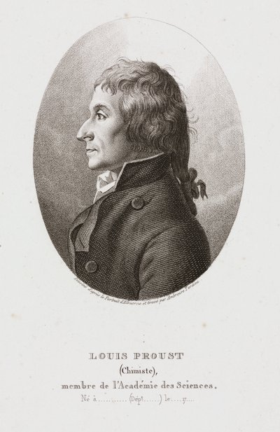 जोसेफ लुई प्राउस्ट, फ्रांसीसी रसायनज्ञ, c 1795 द्वारा फ्रेडरिक (एटीआर) बरनार्ड