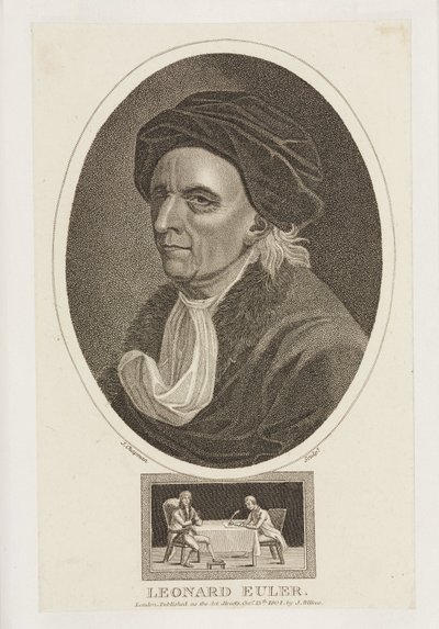 लियोनहार्ड यूलर, गणितज्ञ, c 1770s द्वारा फ्रेडरिक (एटीआर) बरनार्ड
