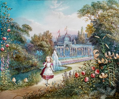 एलिस एडवेंचर्स इन वंडरलैंड - एलिस इन वंडरलैंड, मैजिक लालटेन द्वारा फ्रेडरिक (एटीआर) बरनार्ड