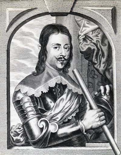1645 में फर्डिनेंड II डी 'मेडिसि (1610-1670) का पोर्ट्रेट, टस्कनी के ग्रैंड ड्यूक, उत्कीर्णन द्वारा सेवेरिनी सेवेरिनी