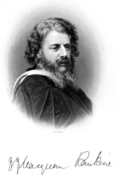 विलियम जॉन मैकक्वॉर्न रैंकिन, स्कॉटिश सिविल इंजीनियर, सी 1860-1869 द्वारा फर्डिनेंड जॉर्ज वाल्डमुलर