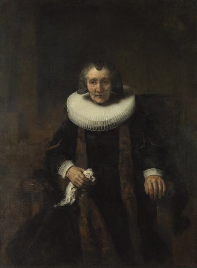 मार्गरेटा डे जेर का पोर्ट्रेट द्वारा Rembrandt van Rijn