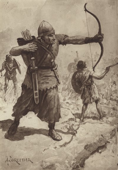 एशियाई आर्चर और स्लिंगर्स द्वारा Amedee Forestier के बाद