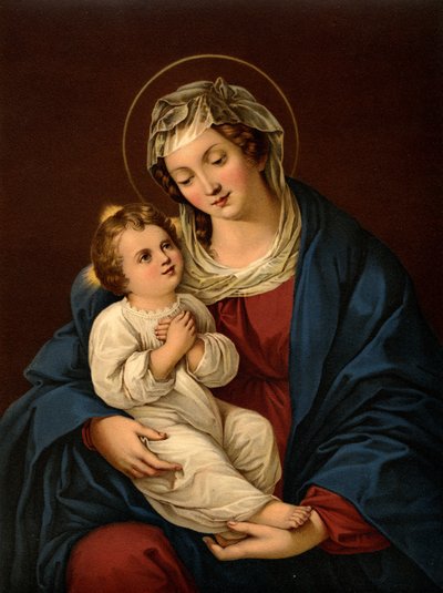 चाइल्ड जीसस के साथ मदर मैरी द्वारा after Bartolome Esteban Murillo
