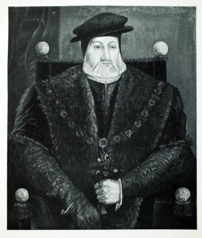 चार्ल्स ब्रैंडन, ड्यूक ऑफ सफ़ोक, c.1544, पब। 1902 (कोलोटाइप) द्वारा इंग्लिश स्कूल के बाद