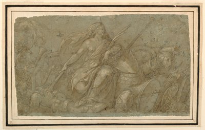 युद्ध के शांति जलाने वाले गुण द्वारा after Francesco Salviati