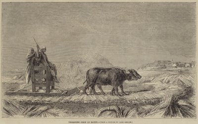 मिस्र में मकई का चलना द्वारा after Jean Leon Gerome