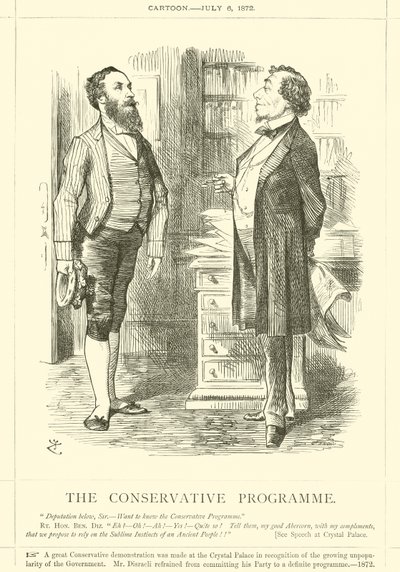 कंजर्वेटिव कार्यक्रम द्वारा after John Tenniel
