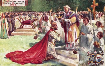 हेरोल्ड हरेफुट का राज्याभिषेक, 1036 द्वारा जोसेफ (बाद में) फिनमोर