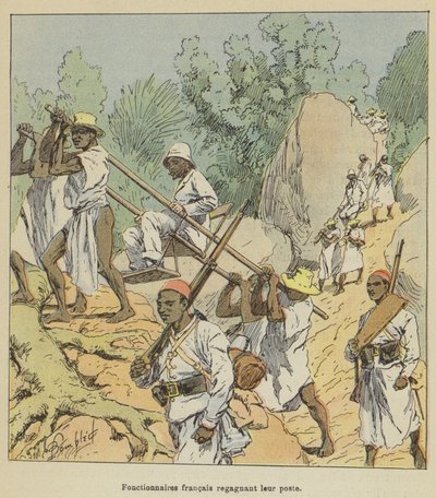 फ्रांसीसी अधिकारी अपने पदों पर लौट रहे हैं द्वारा लुई चार्ल्स बम के बाद