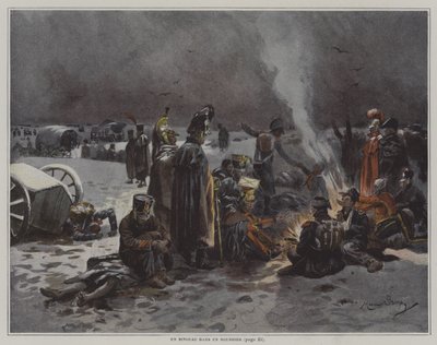 एक दलदल में एक bivouac द्वारा मौरिस हेनरी ऑरेंज के बाद