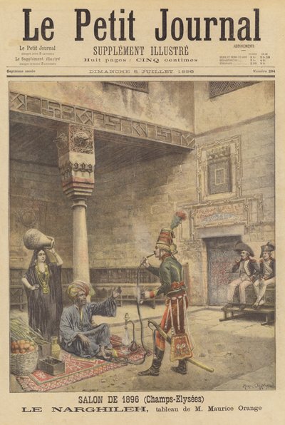 ले नरगिलेह (हुक्का) द्वारा मौरिस हेनरी ऑरेंज के बाद