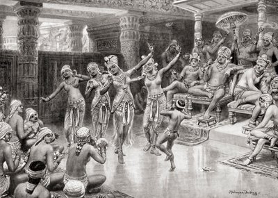 19 वीं सदी के कलाकार गौतमीपुत्र सातकर्णी की छाप नाहपना पर अपनी जीत का जश्न मनाते हुए, हचिंसन हिस्ट्री ऑफ़ द नेशंस, पब से द्वारा रॉबर्ट डुडले के बाद