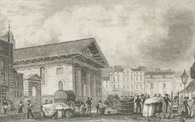सेंट पॉल कोवेंट गार्डन, c.1810 द्वारा शेफर्ड के बाद थॉमस होस्मर