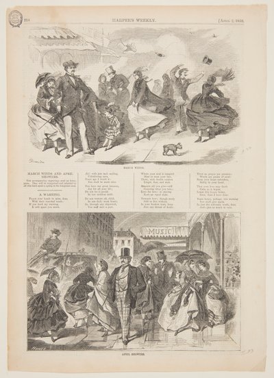 मार्च की हवाएँ और अप्रैल की वर्षा द्वारा Winslow Homer