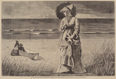 समुद्र तट पर - दो कंपनी हैं, तीन कोई नहीं हैं द्वारा Winslow Homer