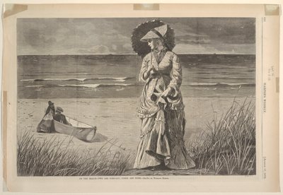 quot;समुद्र तट पर, दो कंपनी हैं, तीन कोई नहीं हैंquot; द्वारा Winslow Homer