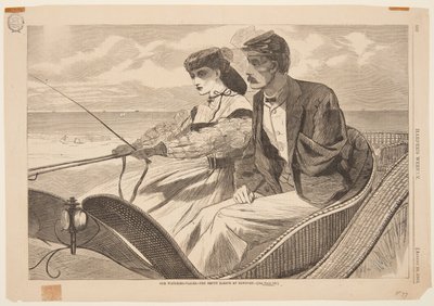 हमारे पानी देने के स्थान - न्यूपोर्ट में खाली आस्तीन द्वारा Winslow Homer