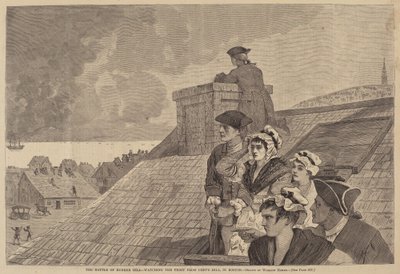 बंकर-हिल की लड़ाई - बोस्टन में कॉप्स हिल से लड़ाई देखना द्वारा Winslow Homer