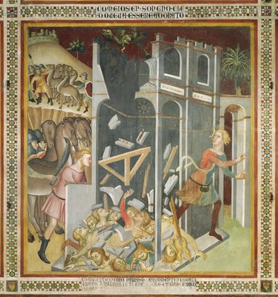 1356-6 को नौकरी वालों का घर और विधायकों द्वारा उनके झुंड का विनाश द्वारा इसलिए मैनफ्रेडी डे बटिलोरी बार्टोलो डी फ्रेडी