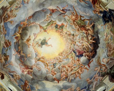 1526-30 गुंबद की छत से वर्जिन की गणना द्वारा Antonio da Correggio