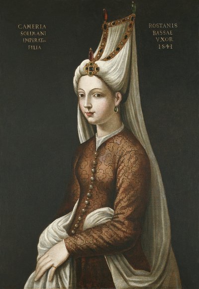 राजकुमारी मिहिरिमा सुल्तान 1522-1578, सम्राट सुलेमान प्रथम की बेटी, 16वीं शताब्दी का उत्तरार्ध। द्वारा दूसरी छमाही 16 वीं सदी। इतालवी