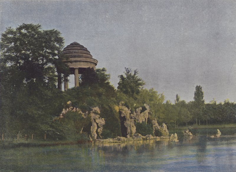 Bois de Vincennes, लैक डे सेंट-मैंडे (रंगीन फोटो) द्वारा (बाद में) फ्रांसीसी फोटोग्राफर