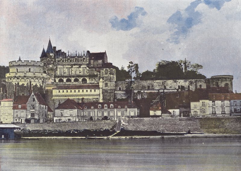 Chateau d'Amboise (रंगीन फोटो) द्वारा (बाद में) फ्रांसीसी फोटोग्राफर
