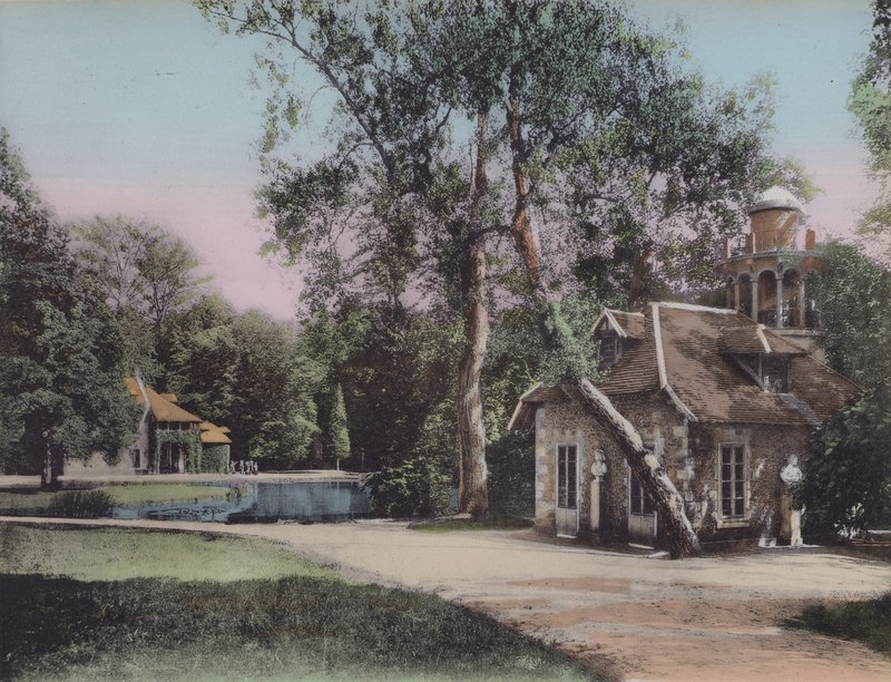 Le Hameau de la Reine, Laiterie, The Queen's Hamlet, The Dairy (रंगीन फोटो) द्वारा (बाद में) फ्रांसीसी फोटोग्राफर
