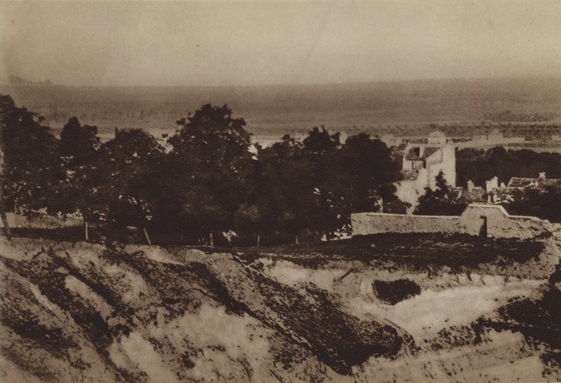 1855 में बट्टे का उत्तरी ढलान (बी / डब्ल्यू फोटो) द्वारा (बाद में) फ्रांसीसी फोटोग्राफर