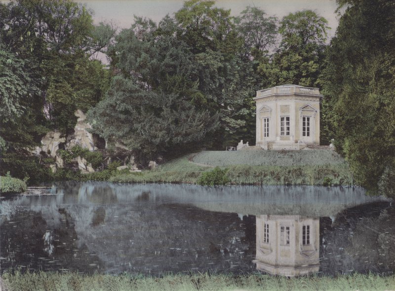 Parc du Petit Trianon, Music Pavilion, The Park of the Little Trianon, Music Pavillon (रंगीन फोटो) द्वारा (बाद में) फ्रांसीसी फोटोग्राफर
