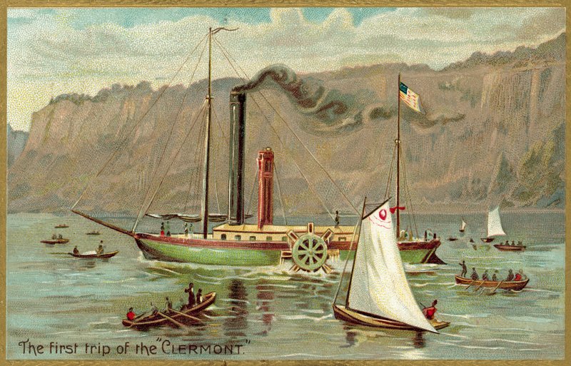 पहली यात्रा, The Clermont द्वारा अमेरिकी स्कूल