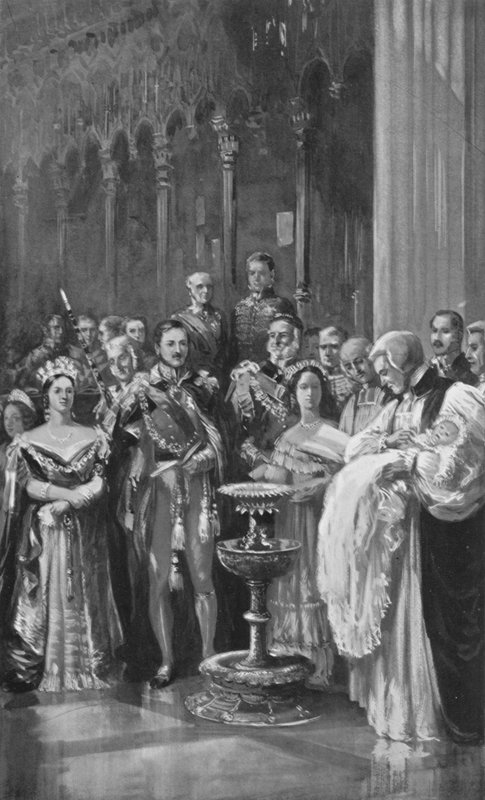 सेंट जॉर्जेस चैपल, विंडसर, 1842 में राजा एडवर्ड का नामकरण द्वारा अंग्रेजी स्कूल