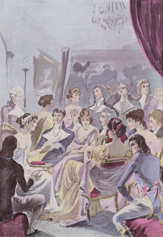 Chez Madame Tallien द्वारा फ्रेंच स्कूल
