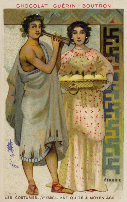 Etruscan वेशभूषा द्वारा फ्रेंच स्कूल