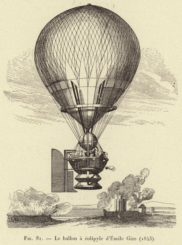 बैलून में इओलिपाइल dEmile Gire (1843) है द्वारा फ्रेंच स्कूल