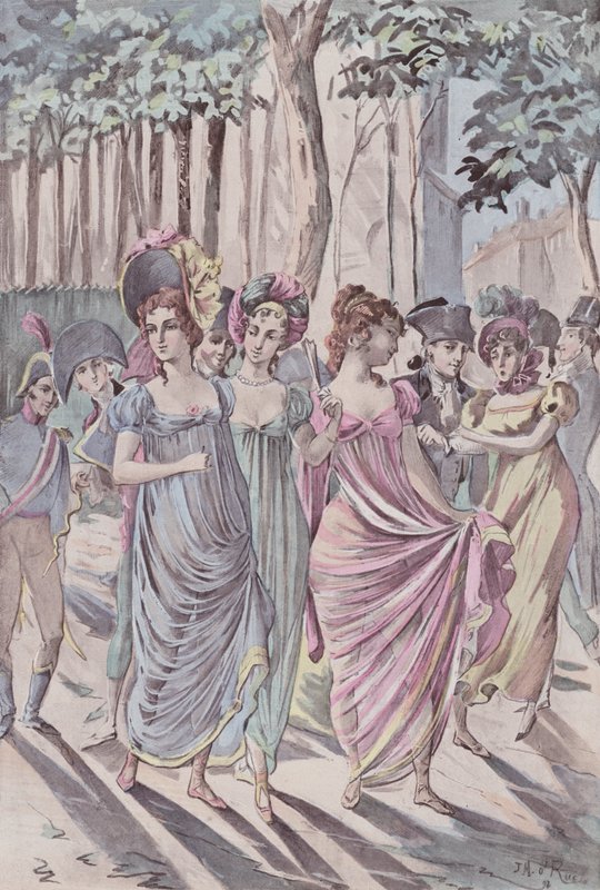Tuileries में अद्भुत द्वारा फ्रेंच स्कूल