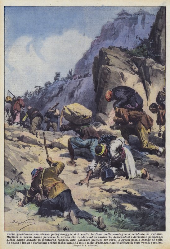 इस वर्ष भी चीन में बीजिंग के पश्चिम में पहाड़ों में एक अजीब तीर्थयात्रा हुई द्वारा अचिल बेल्ट्रैम