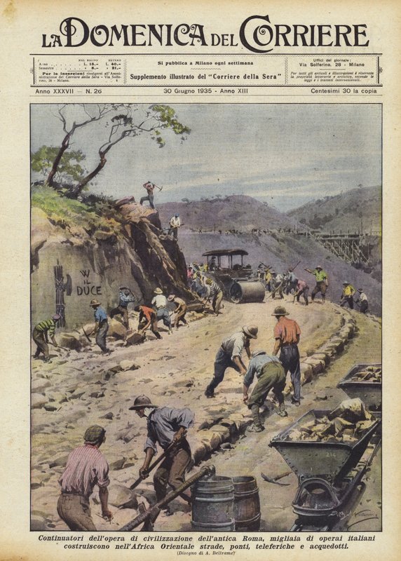 प्राचीन रोम के हजारों इतालवी श्रमिकों की सभ्यता के काम करते हैं द्वारा अचिल बेल्ट्रैम